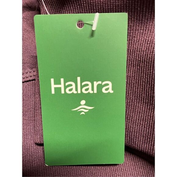 Brand New - Halara Women’s L 7/8 Seamless Flow Butt Lifting Leggings Night’s Pur - Picture 10 of 14